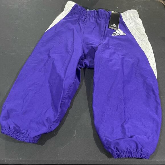 adidas Other - ADIDAS TEAM ISSUED AUTHENTIC WVN A1 PURPLE & WHITE PE FOOTBALL PANTS $90 SIZE M